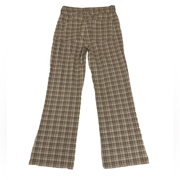 YELLOW/GOLD PLAID PANTS - Picture 2 of 2